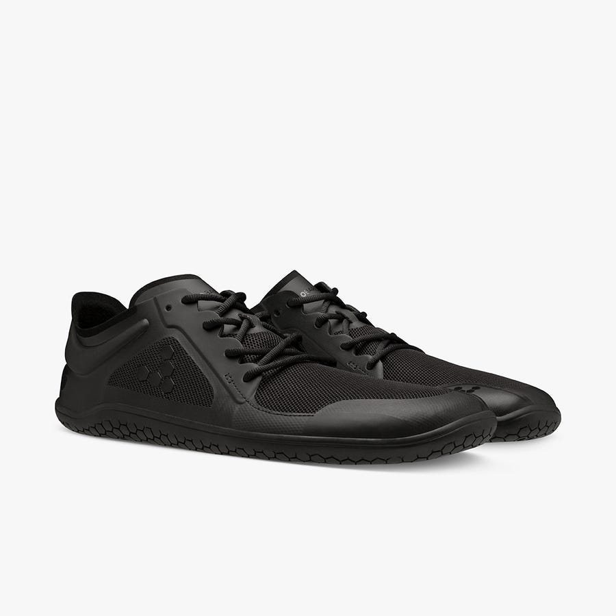 Vivobarefoot Primus Lite III Hardloopschoenen Kinderen Zwart | Nederland 0256CTVE